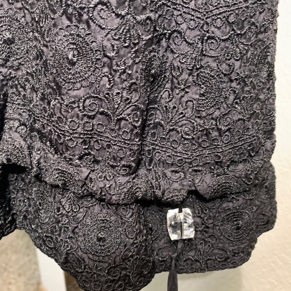 Pete & Greta by Johnny Was Embroidered Brocade Puff Dress S NWT - Picture 3 of 7